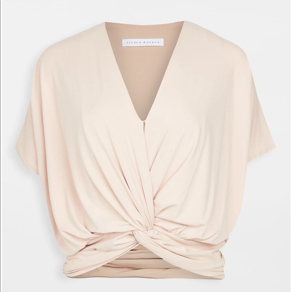 Susana Monaco twist front dolman top NWT